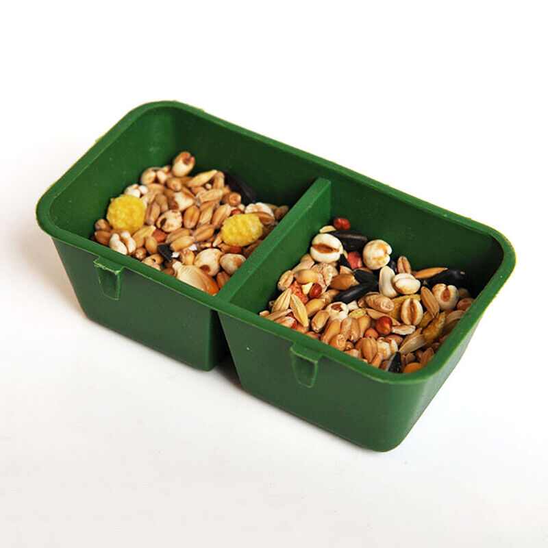 1PC Bird Parrot Food Water Plastic Bowl Cups Pigeons Cage Sand Cup Feeding Tool