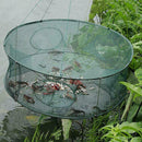 Automatic Fishing Net Trap Cage Round Shape Open For Crab Crayfish Lobster U0V2