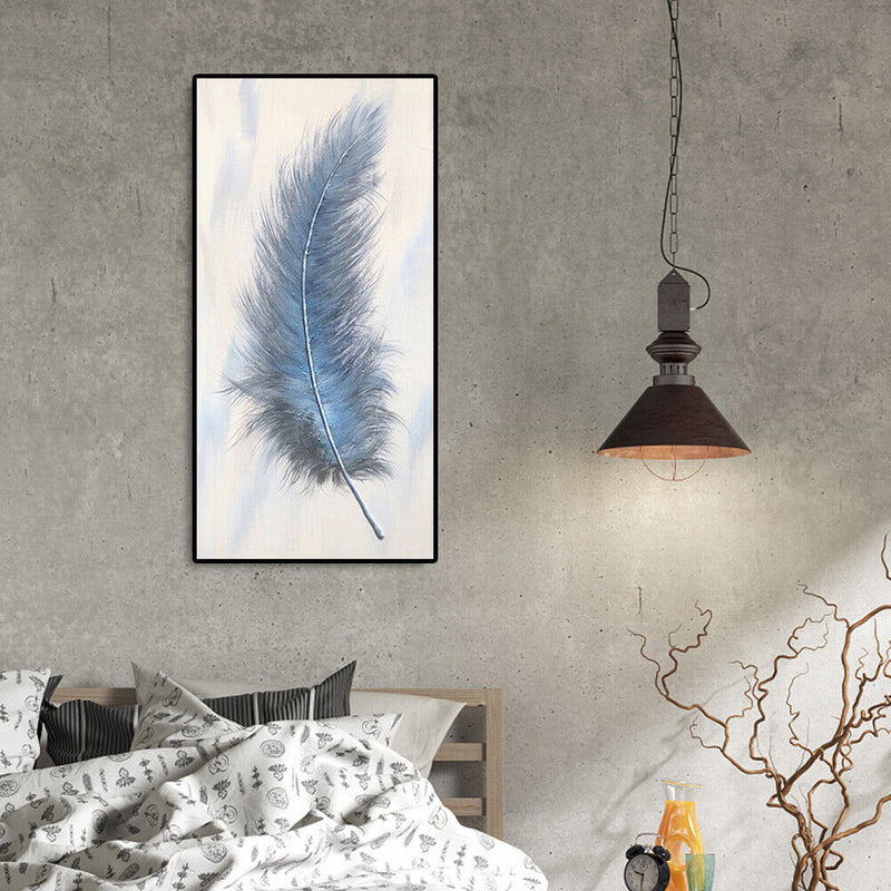 5D DIY Full Round Drill Diamond Painting Feather Cross Stitch Picture Home Decor