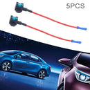 5pcs 15A Micro Car Fuse+ Add-a-Circuit Fuse Tap Adapter Mini Size Fuse Holder