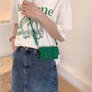 Mini Small Messenger Bags for Women Girl Chain Purse PU Leather Ladies Handbag