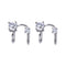 Women Men No Pierced Tragus Earrings Zircon Ear Cuff Non Piercing Earrings