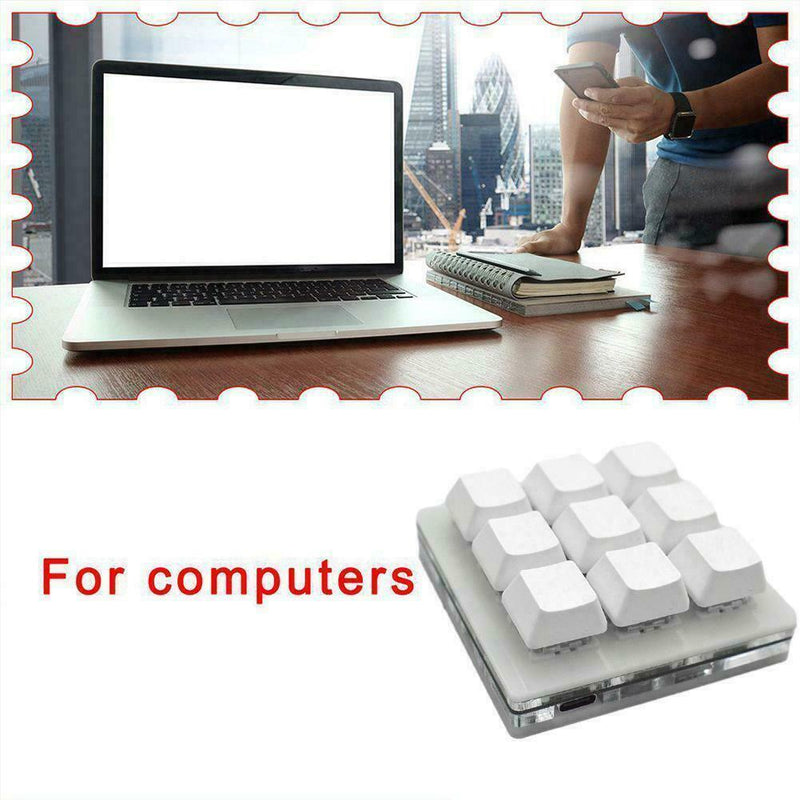 9 Keys Keyboard Mechanical Macro with Software Setting defination Sale Hot P0L0
