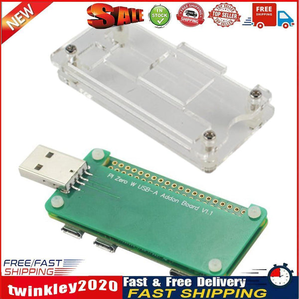 For Raspberry Pi Zero USB Expansion Board+Shell for Zero 1.3 Zero W Board Newly