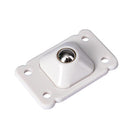 4pcs Stainless Steel Self-Adhesive Universal Pulley Caster Pulleys (White) Newly