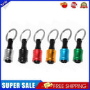6pcs 1/4 Hex Shank Aluminum Screwdriver Bits Holder Extension Bar Carabiner