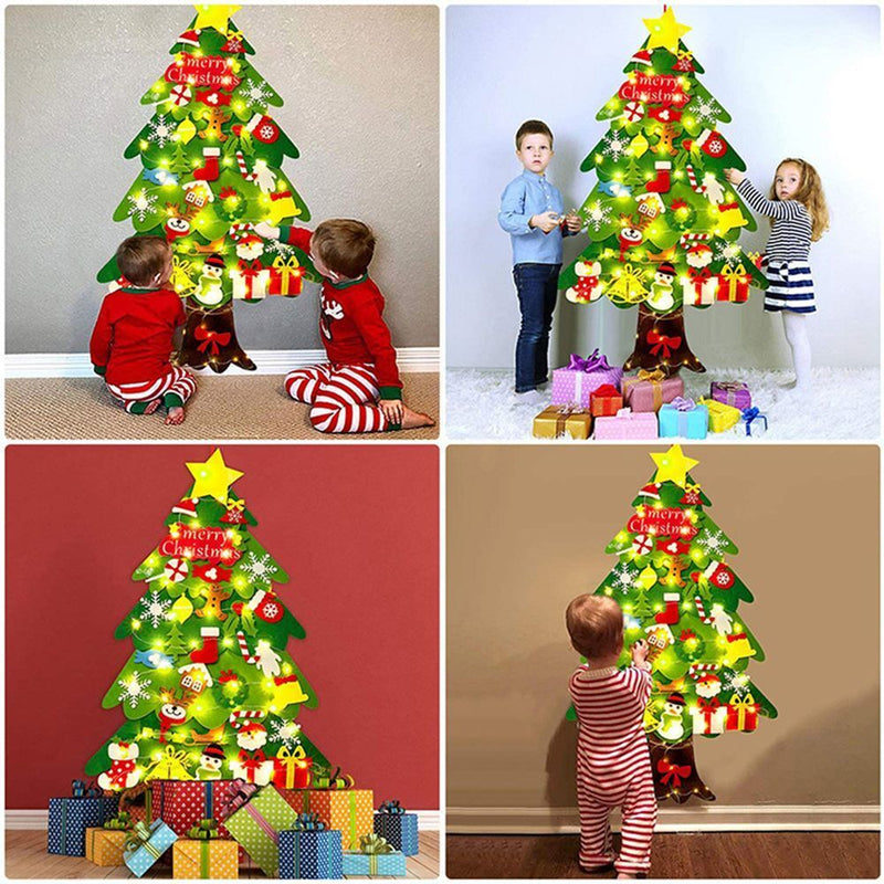 String Light Xmas Gifts Christmas Decor Christmas Ornaments Felt Christmas Tree
