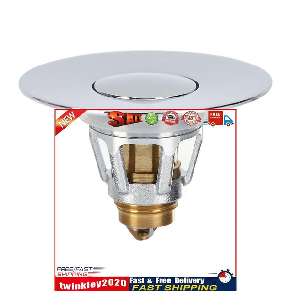 Universal Drain Filter 1.1 - 1.34 inch Push Drain Plug Strainer Kit (One) Newly