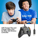 Charge Power Supply Cord USB Charging Cable for XBox 360 Gamepad Charger Wire