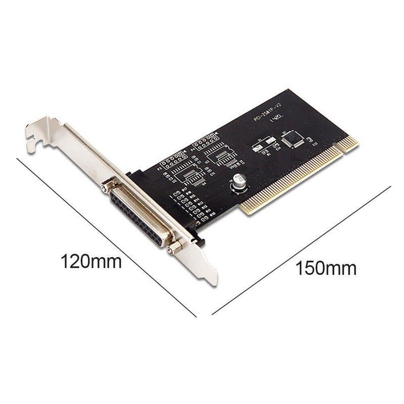 PCI to Parallel LPT 25Pin DB25 Printer Port Controller Adapter Card for Desktop