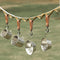Outdoor PU Hooks Camping Clothes Triangle Storage Hanger Holder Hiking Supplies