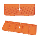 Mat Sink Splash Guard Water Catcher Drying Pads for Kitchen (Orange)