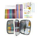 1 Set Portable Crochet Hook Yarn Knitting Craft Case Needles Home Sewing To