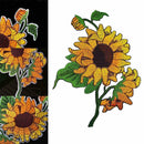 Sunflower Patch Cloth Bag Stickerei Applique Aufkleber Abzeichen-Patches N C9G8