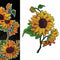 Sunflower Patch Cloth Bag Stickerei Applique Aufkleber Abzeichen-Patches N C9G8