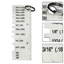 Wire/Metal Sheet Thickness Gauge Welding Gage Plated tool size Z8E9 P3L1
