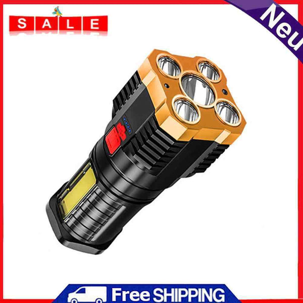 USB Outdoor Work Searchlight P7900 Handheld Bike Hiking Torch Lamp Super Bright