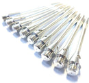 9 x ALLOY ALUMINIUM 1/4 Thread DARTS STEMS / SHAFTS Medium (3 sets) 45mm length