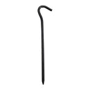 4pcs Tent Pegs with Hooks Garden Stakes Ground Nail for Awning Canopy (Blac