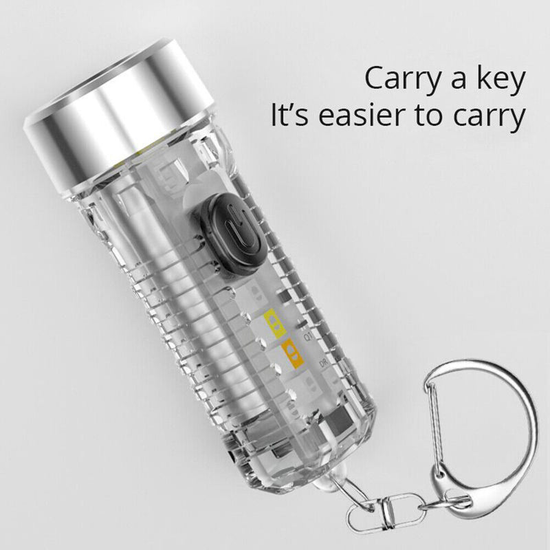 LED SMD Keyring Torches Portable Pocket Torch Adjustable for Camping Accessories