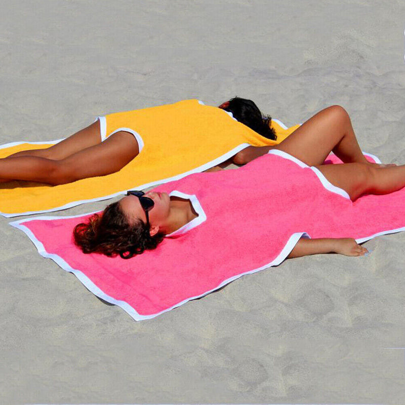 Wearable Beach Towel Microfiber Summer Bath Women Men Adults Bath Wrap Towels
