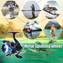 Metal Fishing Reel Sea Spinning Reels 5.2:1 Wheel Fishing Tackle Accessories