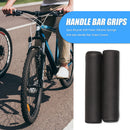2pcs Bicycle Soft Foam Silicone Sponge Anti-slip Handle Bar Grips (Black) Newly