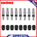 8pcs EP2 German Valve Cores with Caps Bicycle Replacement Parts Accessories