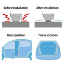 Car Gate Damping Gasket Sealed Shock-absorbing Sound-proof O9X8 Cushioning Y7P2