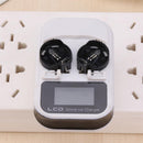 3.6V LCD EU Plug Recharging LIR2016/LIR2025/LIR2032 Button Battery Charger