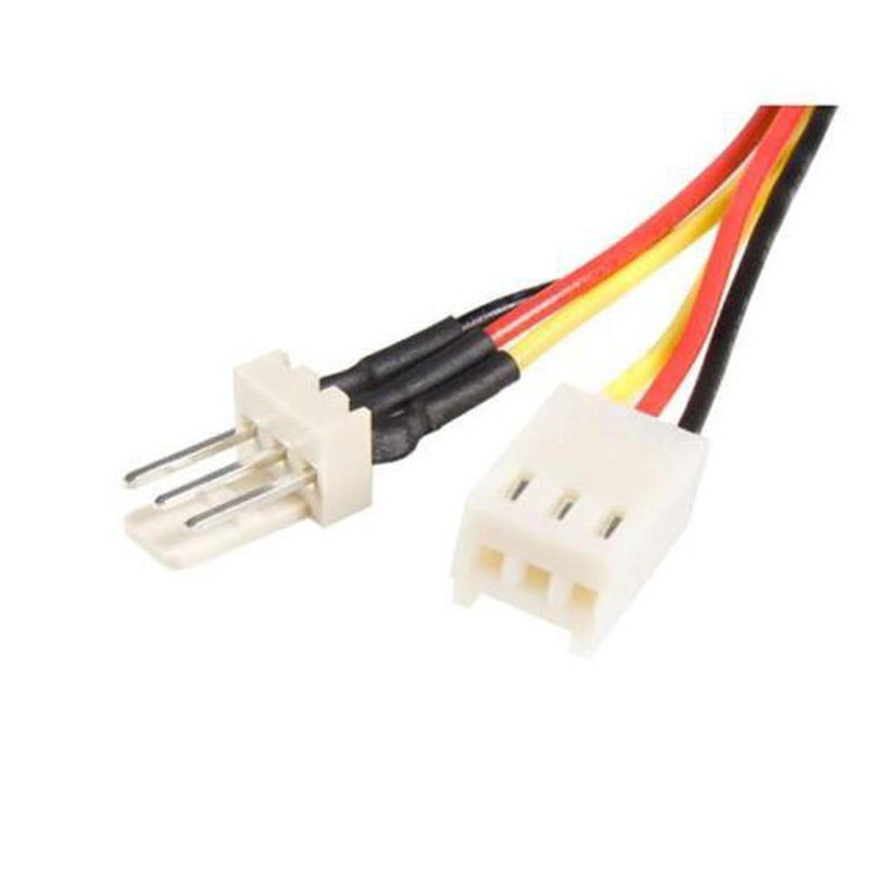 10pcs 12V 3-Pin Male to 3-pin Female PC Fan Power Extension Lengthen Cable
