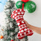 Decoration Party Pet Dog Christmas Stockings Bone Shape Stockings Knit Hanging