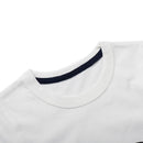 Loose Long Sleeve T-shirt Boys Autumn Kids O-Neck Letters Tops(White 6-7Y)