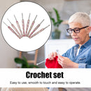 #A 8pcs Printed Crochet Hook Kit DIY Stitching Needle Yarn Knitting Craft Tools