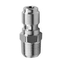 3pcs/set Stainless Steel 3/8 Quick Connect to 3/8 NPT Pressure Washer Adapters