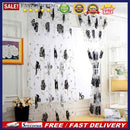 Big Flower Tulle Blackout Curtains Window Drape for Bedroom Decor(Grey)