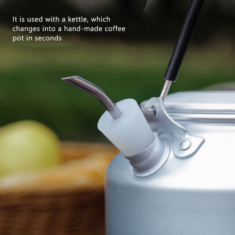 800ml Outdoor Camping Hiking Portable Teapot Kettle Lightweight Water Coffe