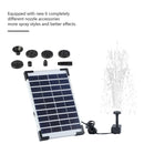 10V 380L/H Solar Panel Powered Water Pump Kits for Aquarium Fountain Pond Lawn