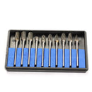 10 pcs Tungsten Steel Solid Carbide Burrs Rotary Files Diamond Burrs Set