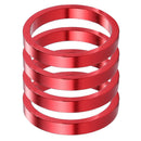 4x Bicycle Front Fork Washer MTB Bike Headset Spacers Gasket Ring (Red) Newly