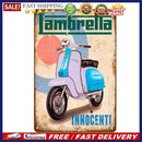 Car Sheet Metal Drawing Metal Painting Tin Poster Bedroom Sign for Wall Home
