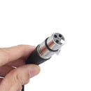 XLR 3Pin Female to 3.5mm TRS Male Audio Cable Microphone Cord for Phone Newly