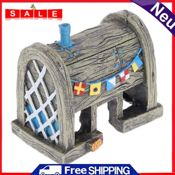 Kunstharz-Fisch Höhle Tank Ornament Aquarium Dekor Landschaftsbau