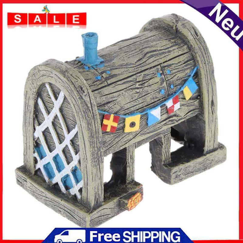 Kunstharz-Fisch Höhle Tank Ornament Aquarium Dekor Landschaftsbau