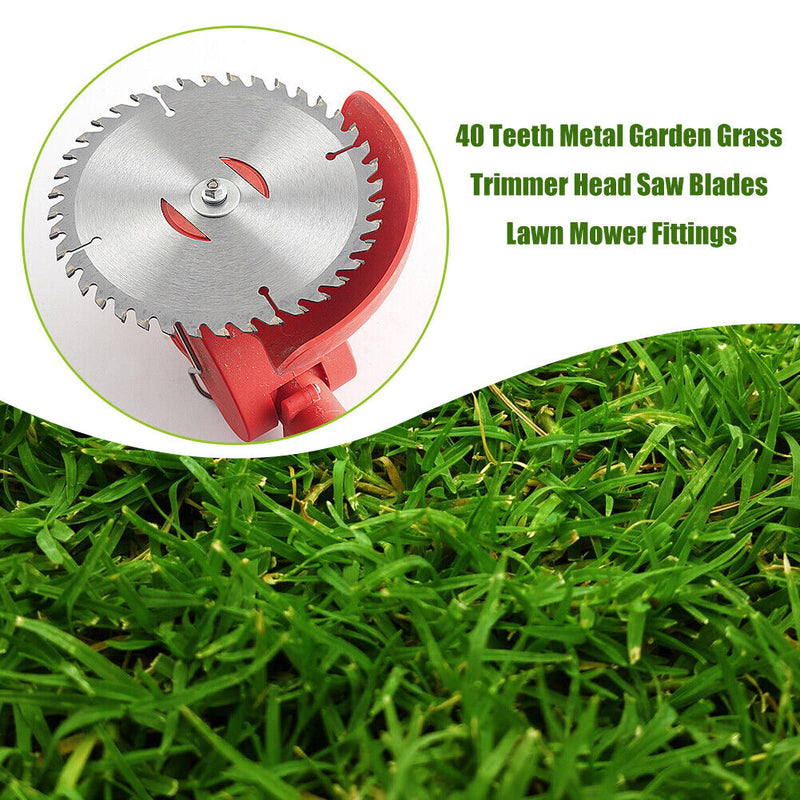 40 Teeth Lawn Mower Grass Trimmer Head Replacement Electric Weeder Saw Blad