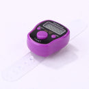 0-99999 LCD Finger Counter LED Luminous Electronic Tally Counter (Purple) Newly