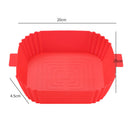 #A Silicone Air Fryers Tray Non-stick Disk Airfryer Mat Pot Replacement Access