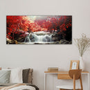 Maple Forest Waterfall Oil Paint By Numbers Kits Picture DIY Gift for Adults Kid