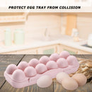 Egg Tray Holder Home Storage Box Kitchen Fridge Container Organizer (Pink) Newly