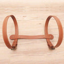 High- end Picnic Blanket Strap Brown PU Leather Yoga Lugage Sale Strap Mat F5M2